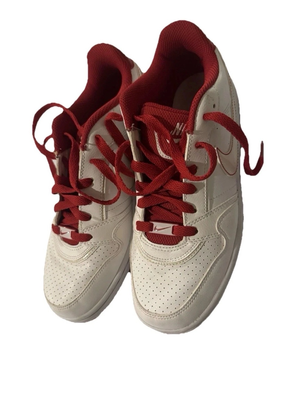 Men’s Size 7.5 - Nike Air Prestige 3 SI Premium White University Red